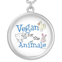 Vegan för djuren personliga halsband