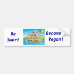 vegan-pyramid-800x600 är smart, blir en Vegan! Bildekaler