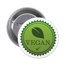Veganen förseglar knappar