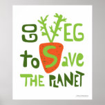 Veganslogan räcker den skriftliga klotteraffischen
