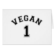Vegansportlogotyp Hälsningskort