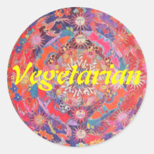 Vegetarian Klistermärke