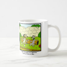 Vegetarian styr: Hundtecknad Kaffe Koppar