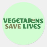 Vegetariansparaliv Klistermärke