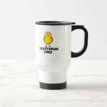 Vegetarisk chick kaffe kopp