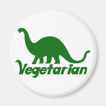 Vegetarisk Dinosaur Kylskåpsnagnet