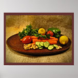 Veggiesallad pläterar
