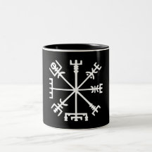 Vegvísir (Viking kompass) Muggar