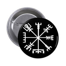 Vegvísir (Viking kompass) Nål