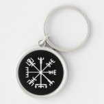 Vegvísir (Viking kompass) Nyckel Ringar