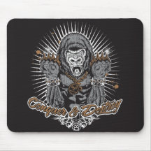 Vektor kämpe - Mousepad Musmatta