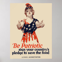 Vektorkonst är patriotisk världskrig 1 posters