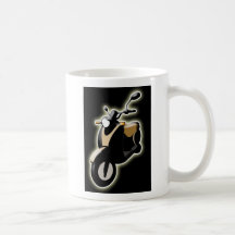Vektorsparkcykel Kaffe Kopp