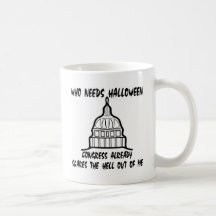 Vem behöver Halloween kongressskräck Kaffe Kopp