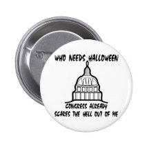 Vem behöver Halloween kongressskräck Nål