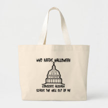 Vem behöver Halloween kongressskräck Tote Bags