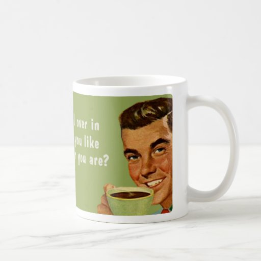 vem som är du kaffe mugg