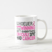 Vem som sade bröstcancer kaffe muggar