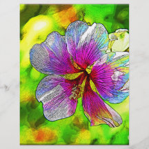 "Venedig blomma" reklamblad Flygblad Designs