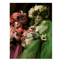 Venedig karneval VII Vykort