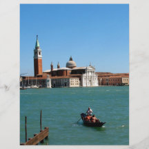 Venetian blått full färg flygblad