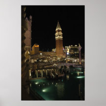 Venetian på natten posters