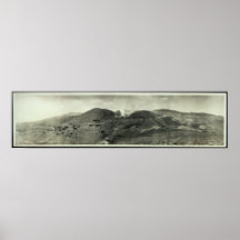 Verdee 1909 bryter, Jerome, långt foto för AZ-gård Affisch