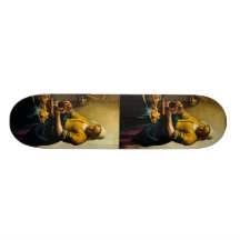 Vermeers hällande mjölk för Maidservant (circa 166 Anpassningsbara Skateboard