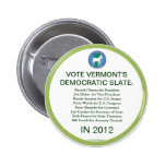 Vermont demokrater i 2012 pins