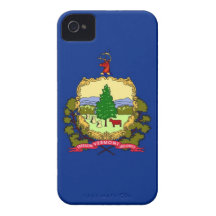 Vermont statlig flagga iPhone 4 Case-Mate fodraler