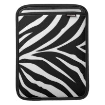 Vertikal ipad sleeve "för zebra ränder"
