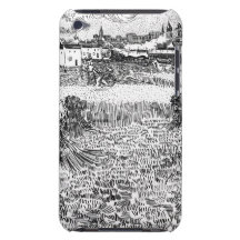 Vetefält med kärvar och Arles Vincent Gogh iPod Touch Skal