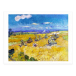 Vetefält med reaperen Van Gogh Vincent Vykort
