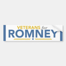 Veteran för den Romney Ryan bildekalet