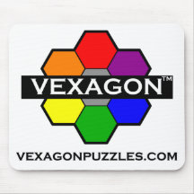 Vexagon förbryllar Mousepad 2 (färg) Musmattor