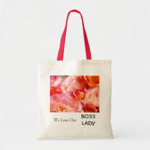 Vi älskar våra rosa ros för CHEFDAMtote bags