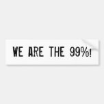 Vi är 99%na! bildekal