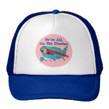 Vi är all Joe rörmokaren (truckerkepsen!)