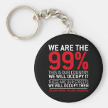 Vi är de 99% - 99 occupy wall street procentna nyckelring