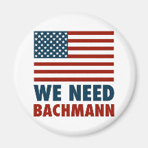 Vi behöver Michele Bachmann Magnet För Kylskåp