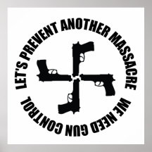 Vi behöver vapenkontroll affischer