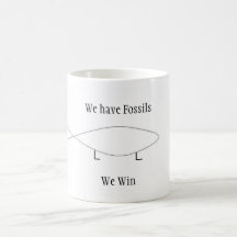 Vi har fossil kaffe muggar
