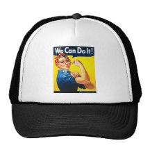 Vi kan göra det! Rosie riveteren Trucker Keps