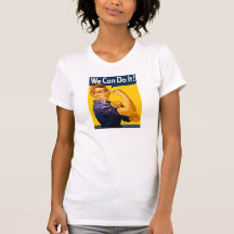 Vi kan göra det! Vintage Rosie riveteren T Shirt