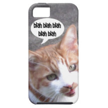 vibefodral för iPhone 5 - blah blah katt iPhone 5 Cases