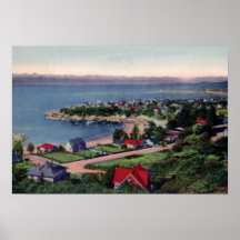 Victoria British Columbia Kanada marin- drev Affischer