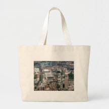 Victoria järnväg station tote bag