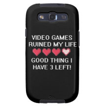 Videospel fördärvade min livstil 1 galaxy s3 fodral
