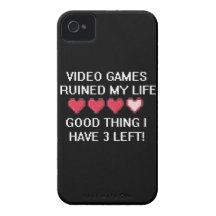 Videospel fördärvade min livstil 1 iPhone 4 case