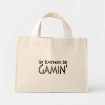 Videospel och dobbel - jag skulle spelar ganska tote bag